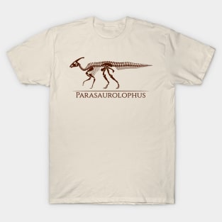 Parasaurolophus Skeleton T-Shirt